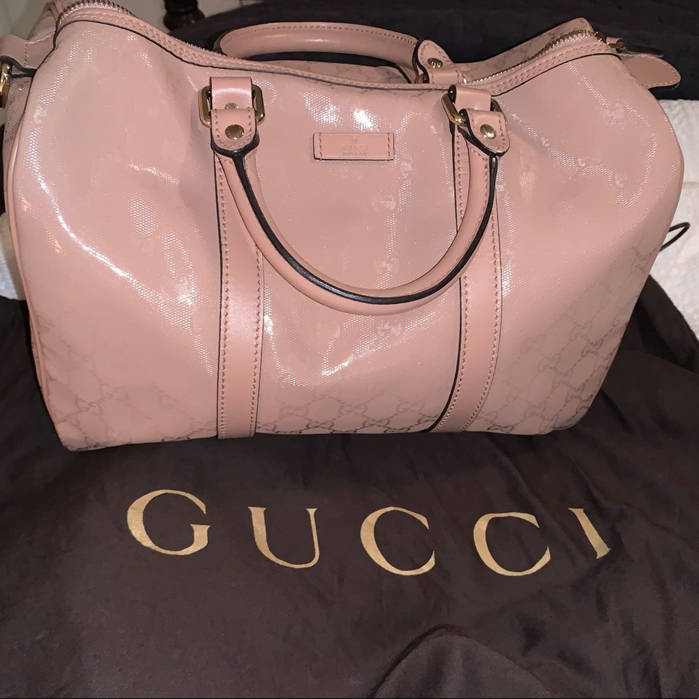 Gucci Joy Imprime Tote bag in rose pink